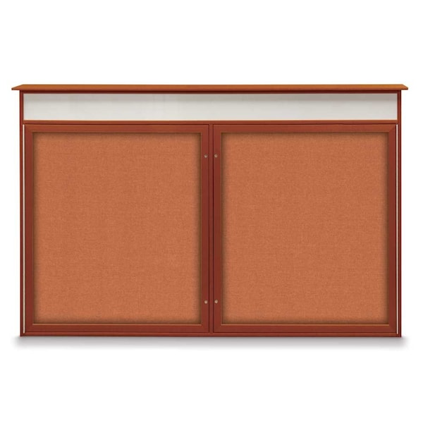 Open Faced Traditional Corkboard, 96x48"